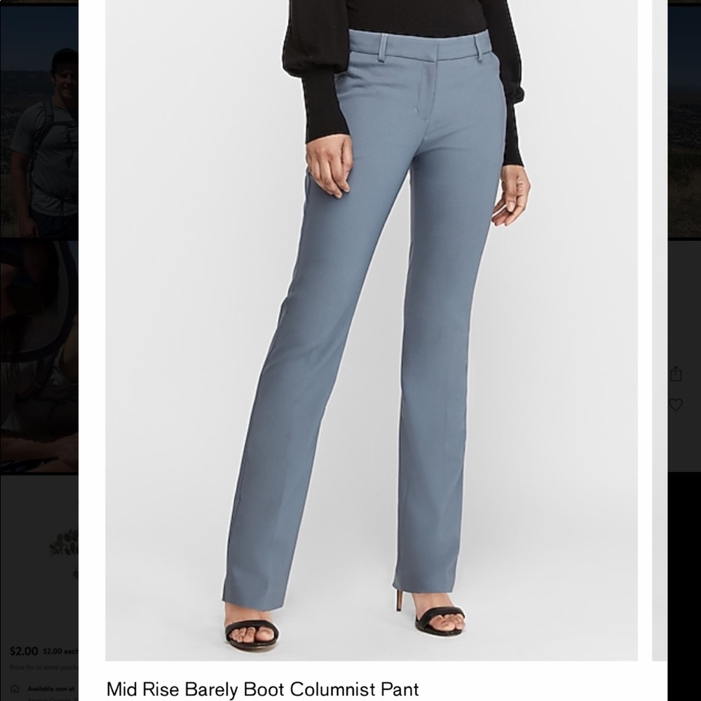 Express Editor And Columnist Barely Boot Pants - image 3